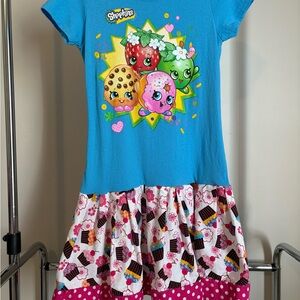 Shopkins Vibrant Blue Logo Dress